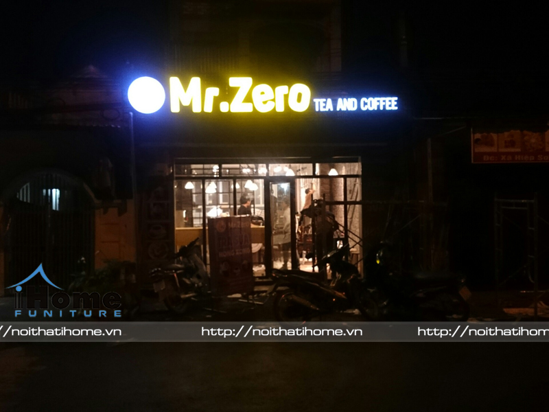 biển quảng cáo quán cafe
